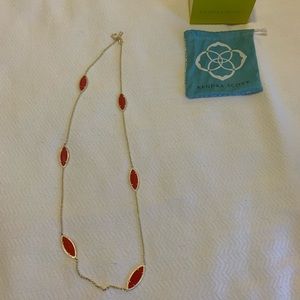 Kendra Scott Red Necklace